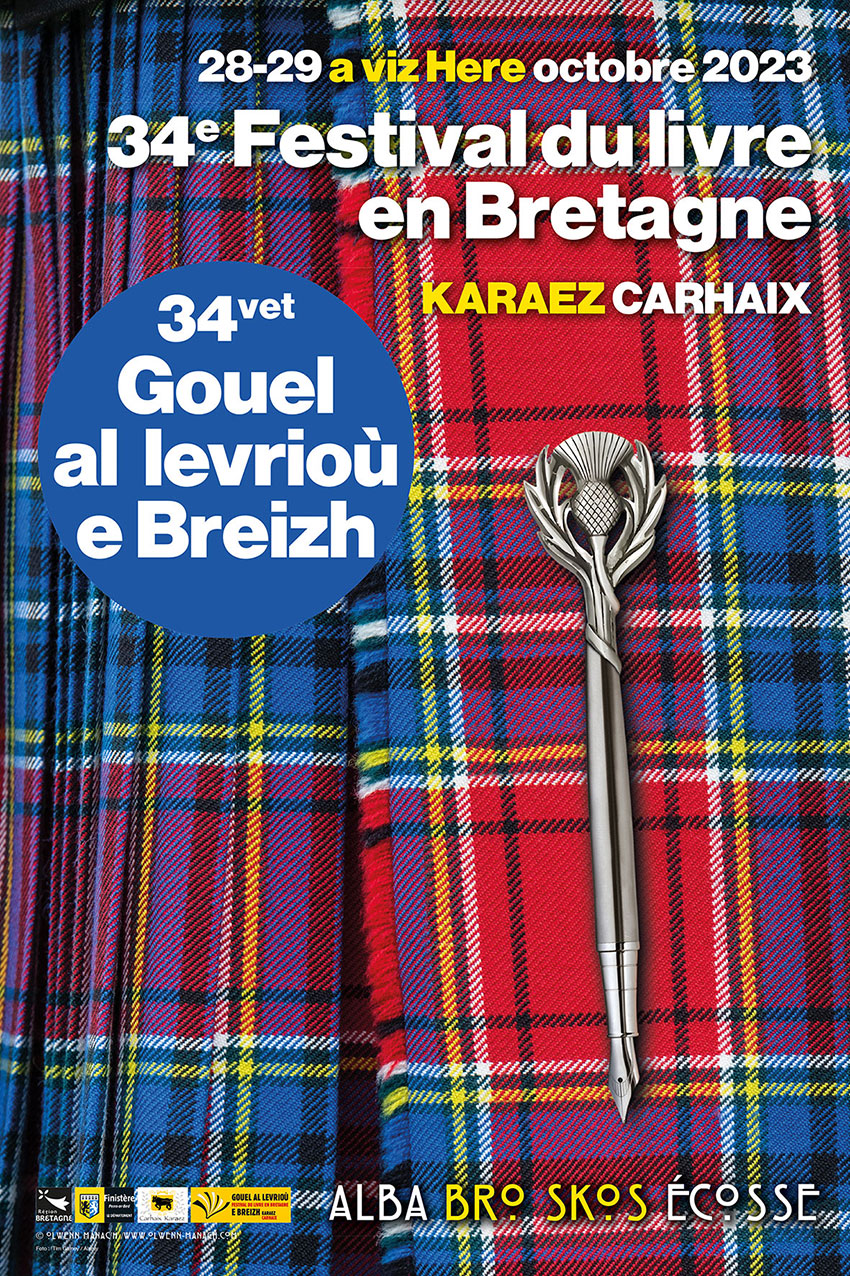 Couverture de Affiche Gouel al levrioù e Breizh 2023
