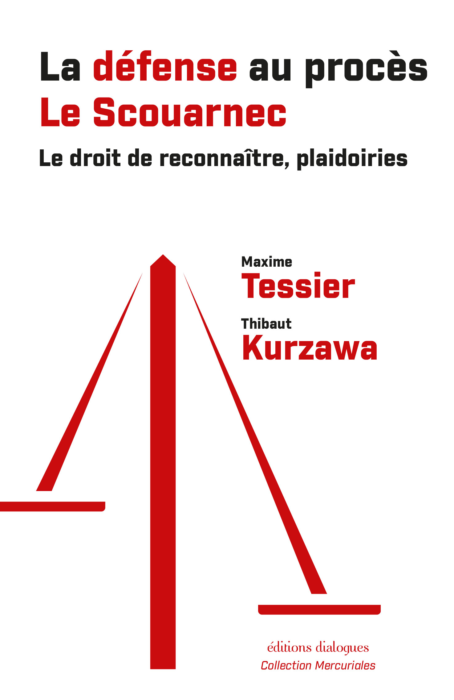 Couverture de La défense au procès Le Scouarnec